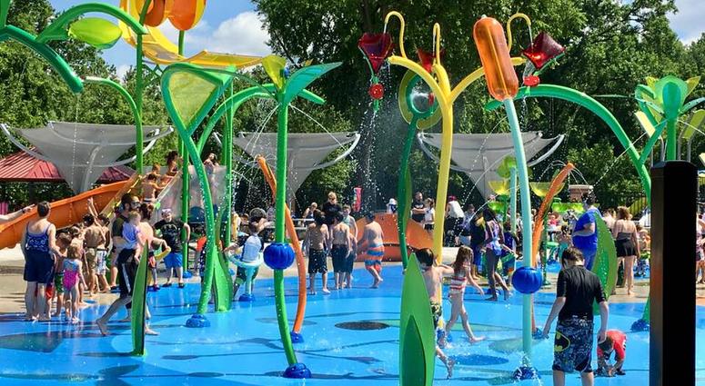 Dodge Park splash pad Dodge Park splash pad